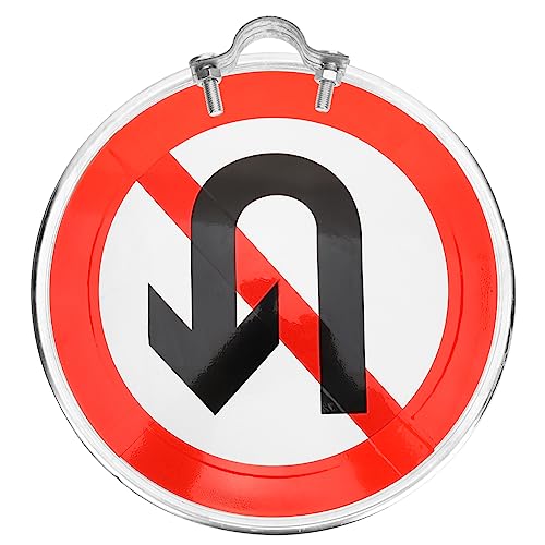 SOLUSTRE Privates Straßenschild Kein Wenden Anzeige Hofnummernschilder Reflektierend Und Wetterfest Für Den Außenbereich von SOLUSTRE