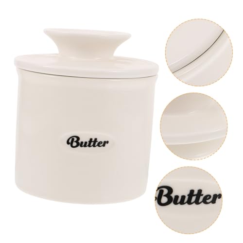 SOLUSTRE Keramik Butterdose ohne Messer Große Kapazität Butterbehälter mit Luftdichtem Verschluss Wiederverwendbar und Leicht zu Reinigen für Butter und Käseliebhaber in Küche und Haushalt SOLUSTRE Keramik Butterdose ohne Messer Große Kapazität Butterbehälter mit Luftdichtem Verschluss Wiederverwendbar und Leicht zu Reinigen für Butter und Käseliebhaber in Küche und Haushalt von SOLUSTRE