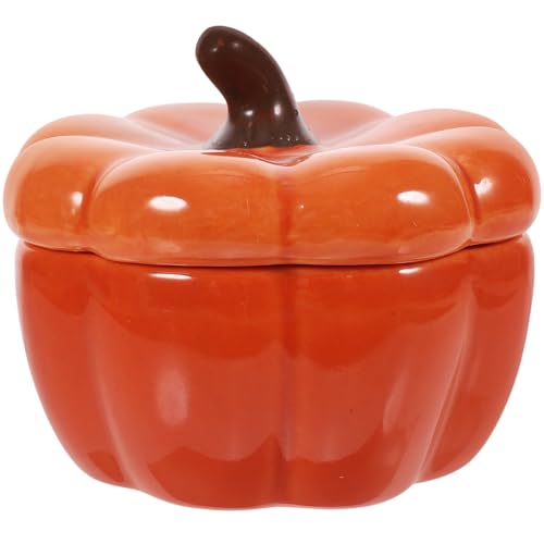 SOLUSTRE Keramik Kerzenhalter Kürbis Form Leuchter Halter Kürbis Suppe Schüssel mit Deckel für Halloween Thanksgiving Hause Tisch Dekoration SOLUSTRE Keramik Kerzenhalter Kürbis Form Leuchter Halter Kürbis Suppe Schüssel mit Deckel für Halloween Thanksgiving Hause Tisch Dekoration von SOLUSTRE