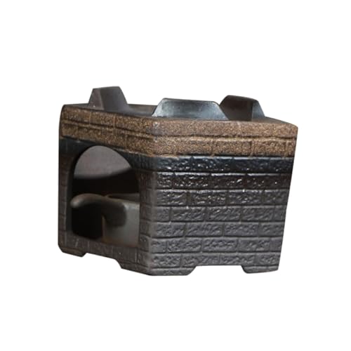 SOLUSTRE Keramik Teewärmer Japanischer Stil Stövchen Teelichtofen Teekannen isolierbasis Retro Design Kompakt Burrfrei Für Tee Erwärmen Und Tischdekoration von SOLUSTRE