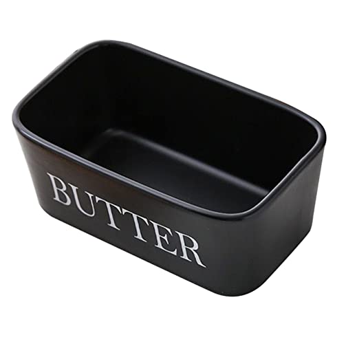 SOLUSTRE Keramische Butterdose Rechteckig Butterbehälter mit Schneidefunktion Vielseitig für Butter Käse Dessert Geeignet Küchenaufbewahrung Bpa Frei Schwarz SOLUSTRE Keramische Butterdose Rechteckig Butterbehälter mit Schneidefunktion Vielseitig für Butter Käse Dessert Geeignet Küchenaufbewahrung Bpa Frei Schwarz von SOLUSTRE