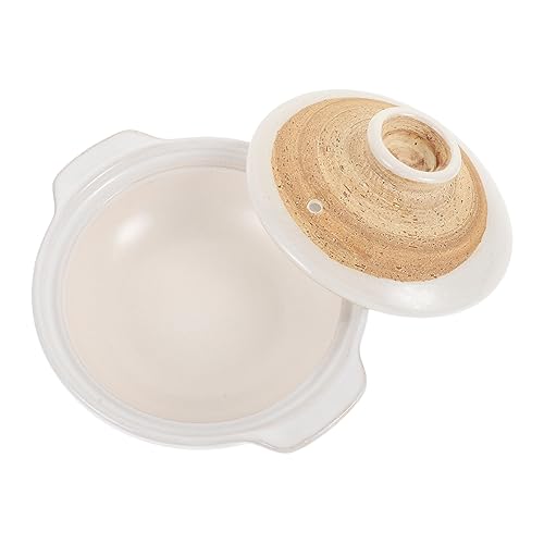 SOLUSTRE Keramischer Kochtopf Japanischer Casserole Topf Hitzebeständig für Gleichmäßiges Kochen von Reis und Suppen für Vielseitige Küche und Gesunde Gerichte SOLUSTRE Keramischer Kochtopf Japanischer Casserole Topf Hitzebeständig für Gleichmäßiges Kochen von Reis und Suppen für Vielseitige Küche und Gesunde Gerichte von SOLUSTRE