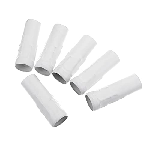 SOLUSTRE Kerzenfassung E14 Abdeckung 6 Stücke Eisenmaterial Tropfenförmiges Design Dekorativ für Kronleuchter Installieren von SOLUSTRE