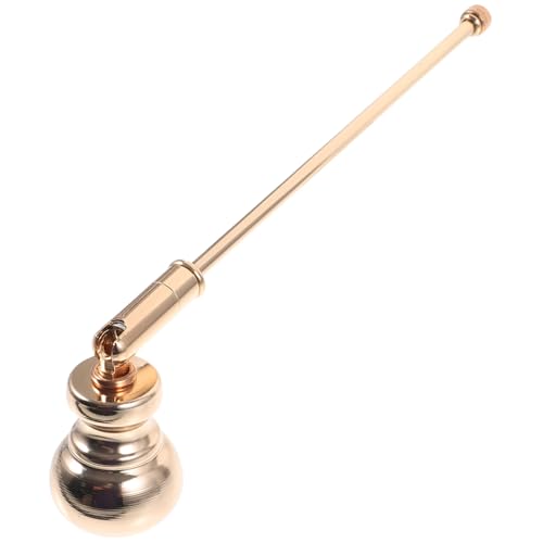 SOLUSTRE Kerzenlöscher mit Langem Griff Wiederverwendbarer Flammenlöscher für Duftkerzen und Stumpenkerzen Sicherer Dochtschutz ohne Goldfarbenes Design Schnelles Löschen SOLUSTRE Kerzenlöscher mit Langem Griff Wiederverwendbarer Flammenlöscher für Duftkerzen und Stumpenkerzen Sicherer Dochtschutz ohne Goldfarbenes Design Schnelles Löschen von SOLUSTRE