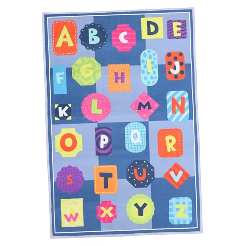 SOLUSTRE Kinderzimmer Spielteppich Hopse Matte Weicher Indoor Spielteppich mit Lustigem Spielmuster rutschfest Strapazierfähig für Jungen und Mädchen von SOLUSTRE