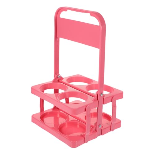 SOLUSTRE Klappständer Tragbar Träger Handhaben Korb Bier Kollektor Groß Falten Faltbar Gestell Flaschenhalter Getränkehalter Mit Griff Flaschenorganisator Trinkhalter Weinregal Plastik Rosa SOLUSTRE Klappständer Tragbar Träger Handhaben Korb Bier Kollektor Groß Falten Faltbar Gestell Flaschenhalter Getränkehalter Mit Griff Flaschenorganisator Trinkhalter Weinregal Plastik Rosa von SOLUSTRE