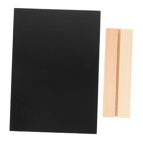 SOLUSTRE Kleine Kreidetafel mit Natürlichem Kiefernholzsockel Abwischbares Einseitiges Memoboard für DIY deko Leichtes Chalkboard Display Board für Tischbeschriftung Party SOLUSTRE Kleine Kreidetafel mit Natürlichem Kiefernholzsockel Abwischbares Einseitiges Memoboard für DIY deko Leichtes Chalkboard Display Board für Tischbeschriftung Party von SOLUSTRE