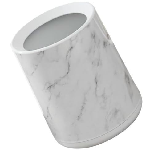SOLUSTRE Kleiner Mülleimer mit Marmoroptik Kompakter Papierkorb für Badezimmer Schlafzimmer Küche und Büro Leichter Langlebiger Abfallbehälter Stilvoller Mini waste Basket für Schreibtisch SOLUSTRE Kleiner Mülleimer mit Marmoroptik Kompakter Papierkorb für Badezimmer Schlafzimmer Küche und Büro Leichter Langlebiger Abfallbehälter Stilvoller Mini waste Basket für Schreibtisch von SOLUSTRE
