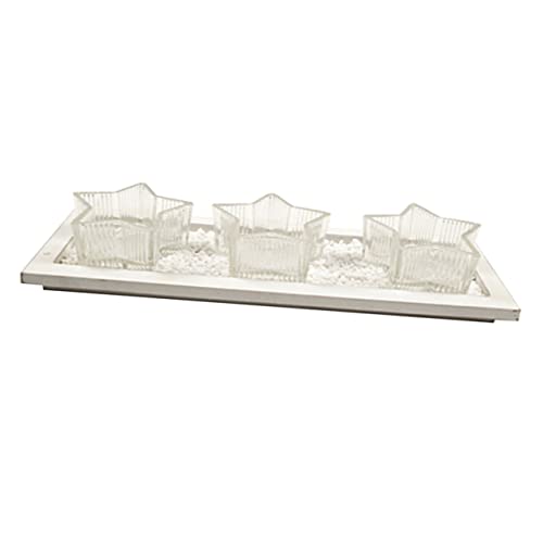 SOLUSTRE Kleiner Transparenter Teelichthalter in Sternform Dekorativer Kerzenständer für Weihnachtsdeko Romantisches Windlicht als Tischmitte für Party Hochzeit Festliche Atmosphäre SOLUSTRE Kleiner Transparenter Teelichthalter in Sternform Dekorativer Kerzenständer für Weihnachtsdeko Romantisches Windlicht als Tischmitte für Party Hochzeit Festliche Atmosphäre von SOLUSTRE