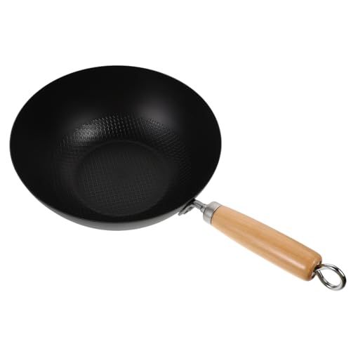 SOLUSTRE Kleiner Wok aus Gusseisen Japanische Wokpfanne ohne Beschichtung Vielseitig Einsetzbar für Zuhause und Gastronomie Leicht zu Handhaben und Robust für Gesundes Kochen SOLUSTRE Kleiner Wok aus Gusseisen Japanische Wokpfanne ohne Beschichtung Vielseitig Einsetzbar für Zuhause und Gastronomie Leicht zu Handhaben und Robust für Gesundes Kochen von SOLUSTRE