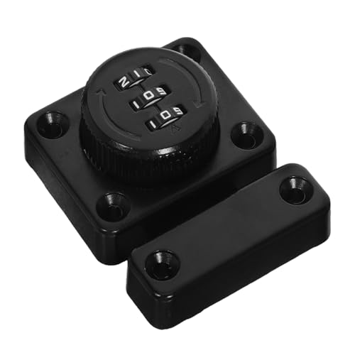 SOLUSTRE Kombinationsschloss für Schranktüren Schlüsselloser Passwort-riegel Einfache Montage Kratzfreie Installation Sicherer Schutz für Küchen Büroschränke Holz Möbeltüren SOLUSTRE Kombinationsschloss für Schranktüren Schlüsselloser Passwort-riegel Einfache Montage Kratzfreie Installation Sicherer Schutz für Küchen Büroschränke Holz Möbeltüren von SOLUSTRE