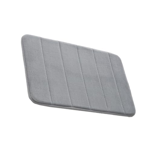 SOLUSTRE Korallfleece Memory Schaum Badematte rutschfest Waschbar Wasserabsorbierend Fußmatte für Badezimmer Schlafzimmer Wohnzimmer von SOLUSTRE