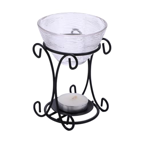 SOLUSTRE Kristallklarer Aromatherapie Duftlampe aus mit Glasplatte Stabiler Kerzenhalter und Ätherischer Öl für Wohnzimmer Balkon Garten Transparenter Aromabrenner ohne Kerze und Öl SOLUSTRE Kristallklarer Aromatherapie Duftlampe aus mit Glasplatte Stabiler Kerzenhalter und Ätherischer Öl für Wohnzimmer Balkon Garten Transparenter Aromabrenner ohne Kerze und Öl von SOLUSTRE