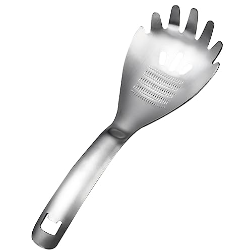 SOLUSTRE Küchenutensilien Spaghetti Server Löffel aus Multifunktionale Küchenspatel für Nudelgericht Suppenlöffel und Spülmaschinengeeignet von SOLUSTRE