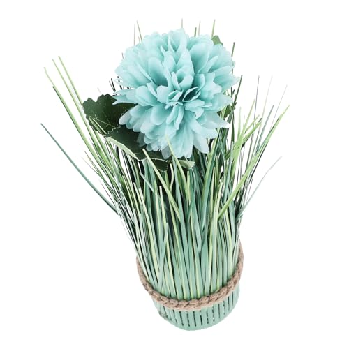 SOLUSTRE Künstliche Zwiebelgras Dekoration aus PVC Naturgetreues Langlebiges Draußen Gras Pflegeleicht Geruchsfrei für Vase Rustikales Zuhause Arrangements Hellblau SOLUSTRE Künstliche Zwiebelgras Dekoration aus PVC Naturgetreues Langlebiges Draußen Gras Pflegeleicht Geruchsfrei für Vase Rustikales Zuhause Arrangements Hellblau von SOLUSTRE