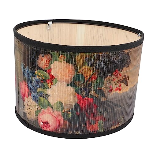 SOLUSTRE Lampenschirm für Tischlampe Vintage Trommel Lampenschirm aus und Metall Einfach zu Montieren für Wohnzimmer Schlafzimmer und SOLUSTRE Lampenschirm für Tischlampe Vintage Trommel Lampenschirm aus und Metall Einfach zu Montieren für Wohnzimmer Schlafzimmer und von SOLUSTRE