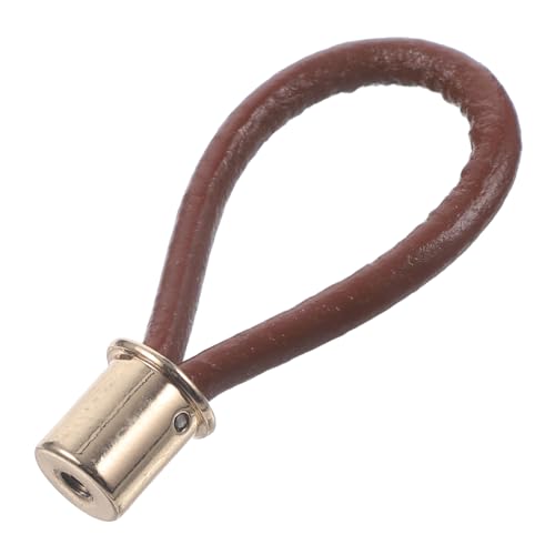 SOLUSTRE Ledergriff mit Stabiles Design Geeignet für Schrank Kommode Schublade Rustikaler Möbelgriff für Bauernhausstil Einfache Montage Modischer Brauner Lederzuggriff mit Goldenem Kopf SOLUSTRE Ledergriff mit Stabiles Design Geeignet für Schrank Kommode Schublade Rustikaler Möbelgriff für Bauernhausstil Einfache Montage Modischer Brauner Lederzuggriff mit Goldenem Kopf von SOLUSTRE