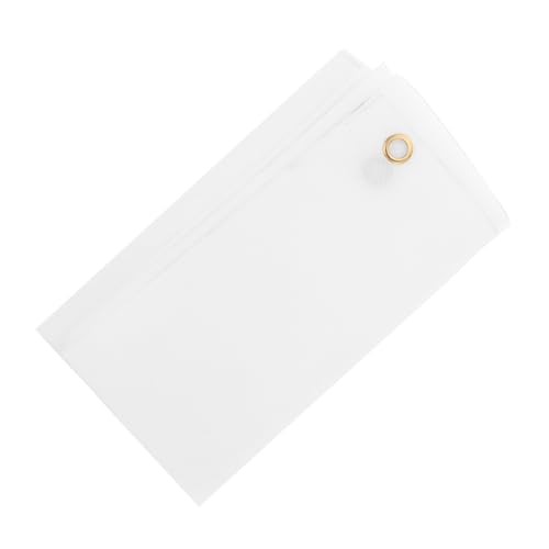 SOLUSTRE Leeres Diy Banner Wetterfest Wiederverwendbar Glatte Oberfläche Gartenflagge zum Selbergestalten Weiß Robust Festliche Dekoration für Innen und Außen SOLUSTRE Leeres Diy Banner Wetterfest Wiederverwendbar Glatte Oberfläche Gartenflagge zum Selbergestalten Weiß Robust Festliche Dekoration für Innen und Außen von SOLUSTRE