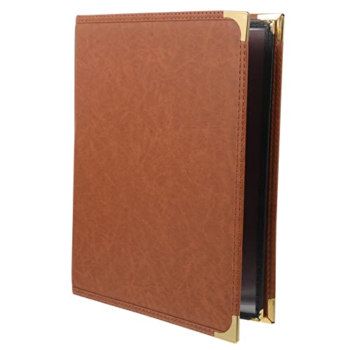 SOLUSTRE Transparentes Pvc Menü Cover Für Restaurant Hochwertige Menü-hüllen Rezeptbuch-ordner Für Gastronomie Praktischer Schutz Für Speisekarten Und Preisliste Für Bars Und Cafés von SOLUSTRE