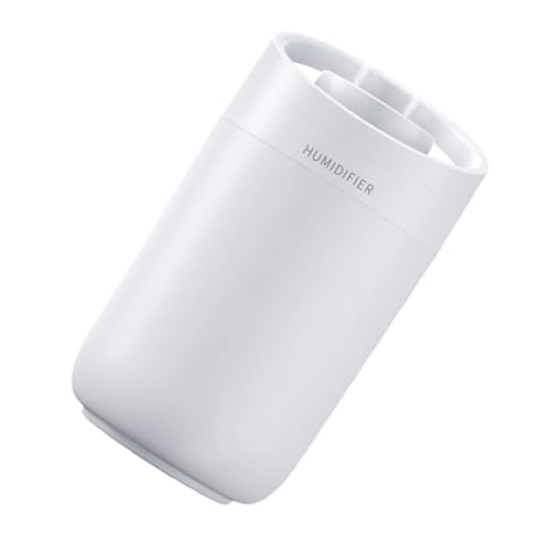 SOLUSTRE Luftbefeuchter mit USB Ladung Tragbarer Desktop Air Humidifier Dualer Nebelzerstäuber für Büro und Schlafzimmer Weiß Praktischer Raumluftbefeuchter von SOLUSTRE