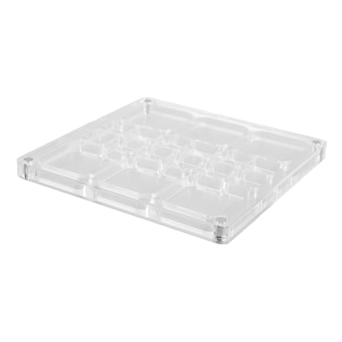 SOLUSTRE Magnetische Muschel Aufbewahrungsbox Transparent mit Fächern Mini Schmuck Organizer und Bastelbedarf Aufbewahrung für Büro Wohnzimmer Schlafzimmer SOLUSTRE Magnetische Muschel Aufbewahrungsbox Transparent mit Fächern Mini Schmuck Organizer und Bastelbedarf Aufbewahrung für Büro Wohnzimmer Schlafzimmer von SOLUSTRE