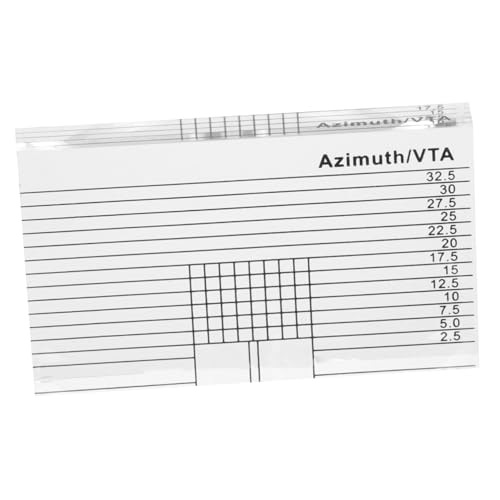 SOLUSTRE Messgerät für Vinyl Plattenspieler Transparenter Acryl Ausrichtungslineal Anti rutsch Kalibrierung Präzises Tonarm Winkelmesswerkzeug Praktisches Vinyl Zubehör SOLUSTRE Messgerät für Vinyl Plattenspieler Transparenter Acryl Ausrichtungslineal Anti rutsch Kalibrierung Präzises Tonarm Winkelmesswerkzeug Praktisches Vinyl Zubehör von SOLUSTRE
