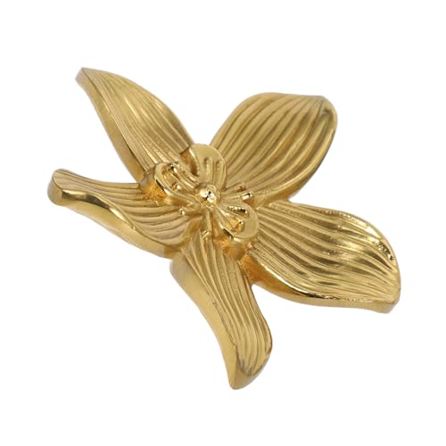 SOLUSTRE Messing Fünfblatt Blumen Möbelgriff Eleganter Schubladenknopf Robustes Design für Schlafzimmer Wohnzimmer Esszimmer Vielseitiger Vintage Möbelgriff für Kommode Schrank SOLUSTRE Messing Fünfblatt Blumen Möbelgriff Eleganter Schubladenknopf Robustes Design für Schlafzimmer Wohnzimmer Esszimmer Vielseitiger Vintage Möbelgriff für Kommode Schrank von SOLUSTRE
