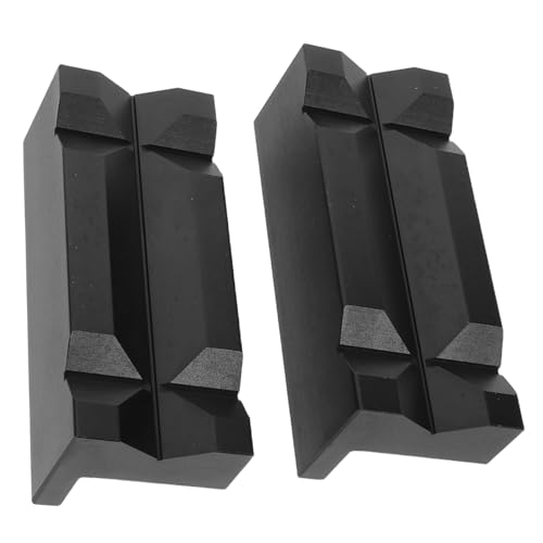 SOLUSTRE Metall Klemmschutzdichtung Schraubstockzubehör Metall Schutzpolster Für Schraubstöcke Schraubstockpolster Aus Legierung Universal Schraubstockbackenpolster von SOLUSTRE