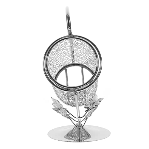 SOLUSTRE Metall Weinflaschenhalter Vintage Stil Weinpräsentationshalter Kleiner Weinregal Aus Stabiler Flaschenhalter Für Inneneinrichtung von SOLUSTRE