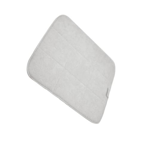 SOLUSTRE Mikrofaser Abtropfmatte Beige Rutschfeste Küchenmatte zum Geschirr Trocknen Multifunktionale Spülbecken Abflussmatte Saugfähige Tischmatte für Teller Pfannen Gläser Faltbar und von SOLUSTRE
