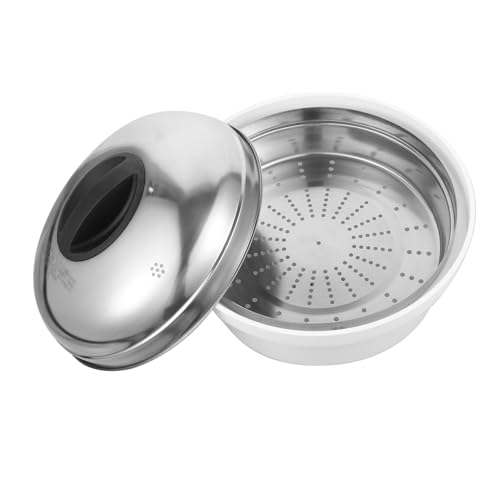 SOLUSTRE Mikrowellen Dampfgarer aus Teiliges Set Für von Brötchen Reis für Mikrowelle Küchenzubehör von SOLUSTRE