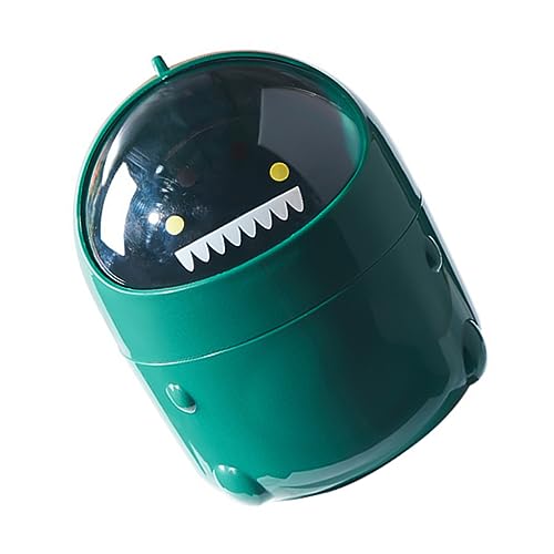 SOLUSTRE Mini Abfalleimer mit Flip Deckel Cartoon Dinosaurier Design Kleiner Mülleimer für Schreibtisch Büro und Zuhause Praktischer Papiermülleimer für Papierhandtücher und Abfälle SOLUSTRE Mini Abfalleimer mit Flip Deckel Cartoon Dinosaurier Design Kleiner Mülleimer für Schreibtisch Büro und Zuhause Praktischer Papiermülleimer für Papierhandtücher und Abfälle von SOLUSTRE