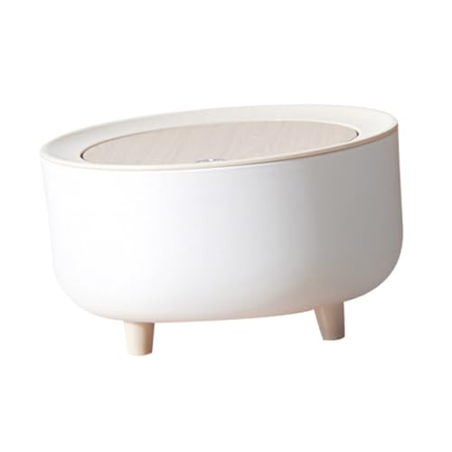 SOLUSTRE Mini Desktop Abfalleimer aus Robustem und Kompakter Schreibtisch Müllbehälter für Papier und Kleinteile Multifunktionaler Aufbewahrungsbehälter für Büro Küche und Auto Stilvolles von SOLUSTRE
