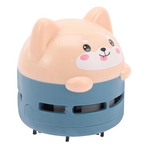 SOLUSTRE Mini Desktop Vakuum im Katzen Design Tragbarer USB Staubsauger für Büro und Zuhause zum Reinigen von Tastaturen Schreibtischen und Schwer Erreichbaren Stellen von SOLUSTRE