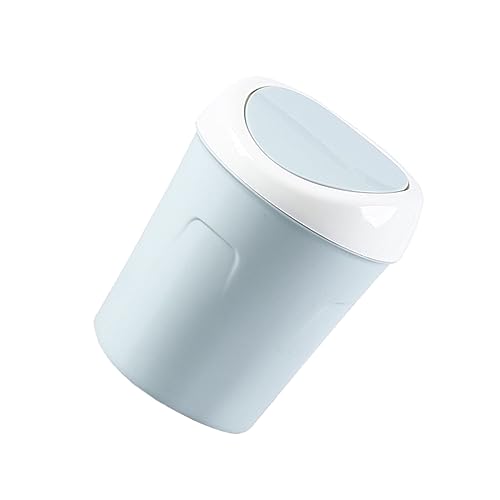 SOLUSTRE Mini Mülleimer mit Deckel Blauer Tischabfalleimer für Zuhause und Büro Platzsparend Robustem für Küche Schreibtisch und Schränke SOLUSTRE Mini Mülleimer mit Deckel Blauer Tischabfalleimer für Zuhause und Büro Platzsparend Robustem für Küche Schreibtisch und Schränke von SOLUSTRE