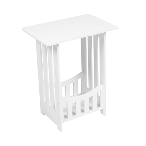 SOLUSTRE Mini Nachttisch mit Hohlmuster Moderner Beistelltisch für Kleine Räume Einfacher Teetisch für Schlafzimmer und Wohnzimmer für Aufbewahrung von Alltagsgegenständen SOLUSTRE Mini Nachttisch mit Hohlmuster Moderner Beistelltisch für Kleine Räume Einfacher Teetisch für Schlafzimmer und Wohnzimmer für Aufbewahrung von Alltagsgegenständen von SOLUSTRE