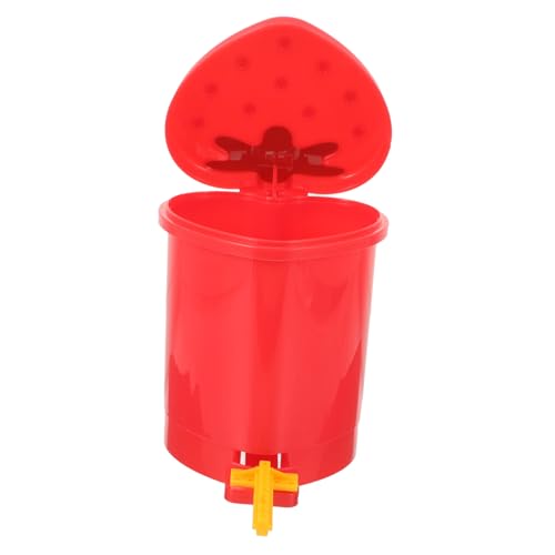 SOLUSTRE Mini Tischmülleimer mit Deckel Kunststoff Cartoon Erdbeer Abfallbehälter für Büro Schlafzimmer Schreibtisch Tragbar Platzsparend und Leicht zu Reinigen Süße Home Zufällige Farbe SOLUSTRE Mini Tischmülleimer mit Deckel Kunststoff Cartoon Erdbeer Abfallbehälter für Büro Schlafzimmer Schreibtisch Tragbar Platzsparend und Leicht zu Reinigen Süße Home Zufällige Farbe von SOLUSTRE