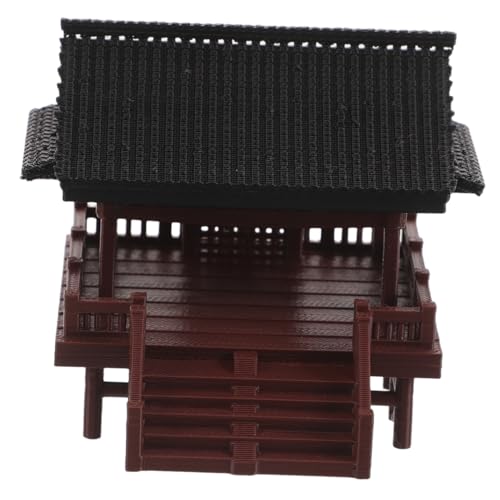 SOLUSTRE Aquariumdekorationen Miniatur-pavillon-Statue Traditionelle Chinesische Kunstwerke Antike Miniaturgebäude Für Terrarienornamente Bonsai-Ornamente Landschaftsaquariumornamente Wohn- von SOLUSTRE