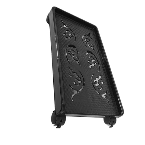 SOLUSTRE Mobiler PC Ständer Stabilen Lenkrollen Rutschfester PC Tower Halter für Teppich und Schreibtisch Höhenverstellbarer CPU Riser für Büro und Home Office SOLUSTRE Mobiler PC Ständer Stabilen Lenkrollen Rutschfester PC Tower Halter für Teppich und Schreibtisch Höhenverstellbarer CPU Riser für Büro und Home Office von SOLUSTRE