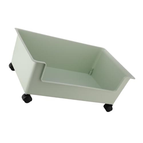 SOLUSTRE Rollenbasiertes Bücherregal Mit Großem Fassungsvermögen Mobiler Aufbewahrungsbehälter Schreibtisch Für Bücher Und Schulsachen Für Studenten Zimmer in Avocado Grün Klein SOLUSTRE Rollenbasiertes Bücherregal Mit Großem Fassungsvermögen Mobiler Aufbewahrungsbehälter Schreibtisch Für Bücher Und Schulsachen Für Studenten Zimmer in Avocado Grün Klein von SOLUSTRE