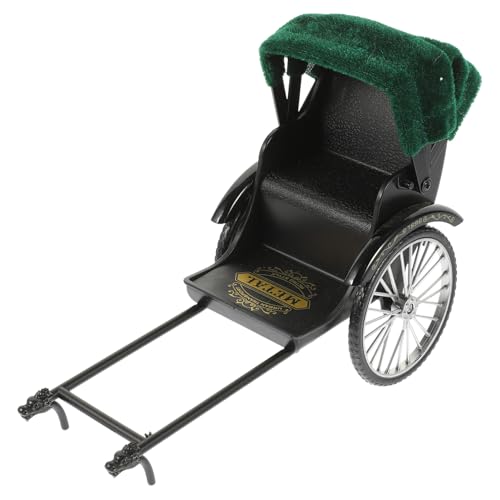 SOLUSTRE Modell aus Legierung Handgefertigte Vintage Rikscha Skulptur für Büro und Wohnzimmer Dekoration Langlebiges Sammlerstück mit Feinen Details für Liebhaber Klassischer SOLUSTRE Modell aus Legierung Handgefertigte Vintage Rikscha Skulptur für Büro und Wohnzimmer Dekoration Langlebiges Sammlerstück mit Feinen Details für Liebhaber Klassischer von SOLUSTRE