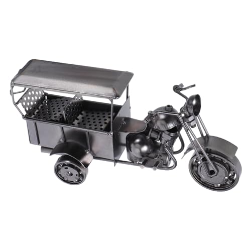 SOLUSTRE -Modell wohnaccessoires Vintage Fahrrad Modell Büro Dekorative Figur Mini-Trike-Modell Sammlerstück Modell Metall-Trike-Modell Desktop- süße Figuren Eisen von SOLUSTRE