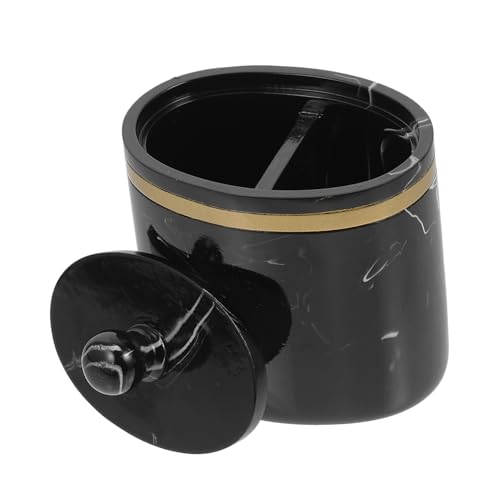 SOLUSTRE Moderner Marmor Muster Aufbewahrungsbox mit Deckel Cotton Swab Holder und Toothpick Box Staubgeschützter Zahnstocherhalter Kreative Kosmetik Organizer für Bad und Schminktisch SOLUSTRE Moderner Marmor Muster Aufbewahrungsbox mit Deckel Cotton Swab Holder und Toothpick Box Staubgeschützter Zahnstocherhalter Kreative Kosmetik Organizer für Bad und Schminktisch von SOLUSTRE