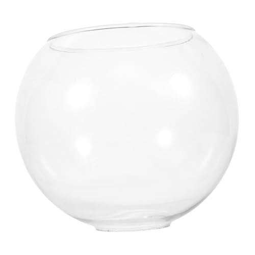 SOLUSTRE Moderner Transparenter Glas Lampenschirm Vielseitig Einsetzbar als Nachttisch Lampenabdeckung für Tisch Stehleuchten Stilvolles Lichtzubehör mit Hochwertiger Verarbeitung von SOLUSTRE