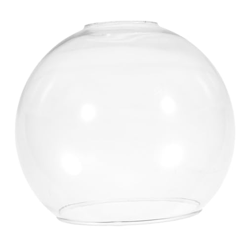 SOLUSTRE Moderner Transparenter Glas Lampenschirm für Stehlampen Eleganter Lampenabdeckung aus Langlebigem Glas Diffuse Lichtwirkung für Warmes Flair Stilvolle Wohnraumdekoration von SOLUSTRE