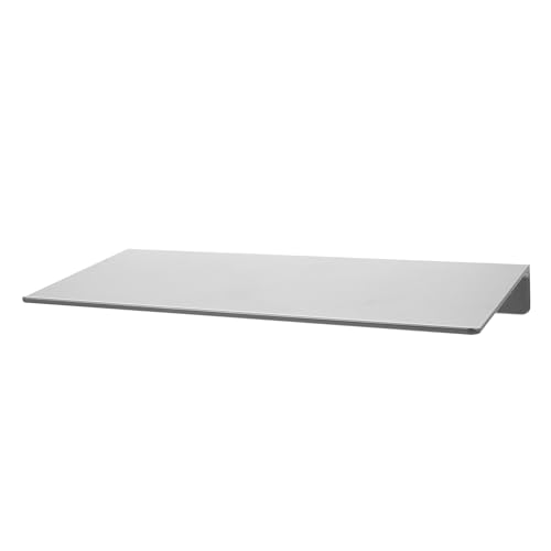 SOLUSTRE Modernes Aluminium Wandregal Selbstklebend Ohne Bohren Schwimmendes Regal Für Bad Wohnzimmer Schlafzimmer Dekoratives Aufbewahrungsregal Raumspartisch von SOLUSTRE