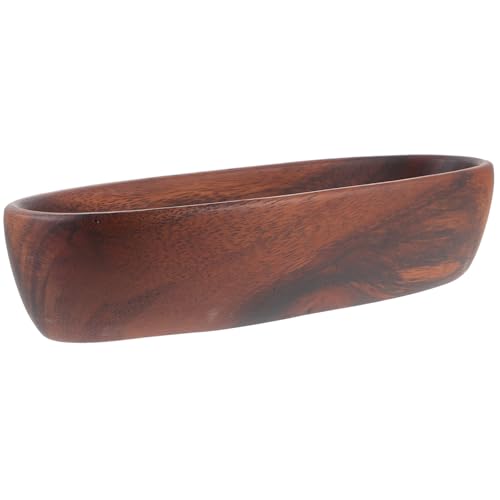 SOLUSTRE Nachhaltiges Handgefertigtes Serviertablett aus Natürlichem Holz mit Dekorativem Bootsdesign Platzsparend Stapelbar und Leicht für Obst Snacks und Dekoration im Wohnbereich SOLUSTRE Nachhaltiges Handgefertigtes Serviertablett aus Natürlichem Holz mit Dekorativem Bootsdesign Platzsparend Stapelbar und Leicht für Obst Snacks und Dekoration im Wohnbereich von SOLUSTRE