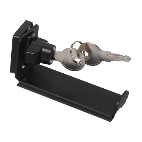 SOLUSTRE No-drill Right Angle Door Security Lock mit Schlüssel Anti-diebstahl Türverschluss für Schlafzimmer Badezimmer- Einfache Montage Privater Schutz Stabiler Haushalts-türriegel von SOLUSTRE