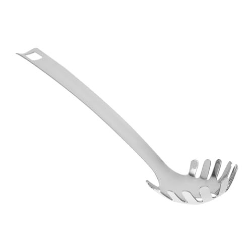 SOLUSTRE Nudellöffel aus Leicht und Verschleißfest mit Hohlem Design zum Abseihen von Suppe und Spaghetti Multifunktional für Pasta und Nudeln Küchenutensil für Haushalt und von SOLUSTRE