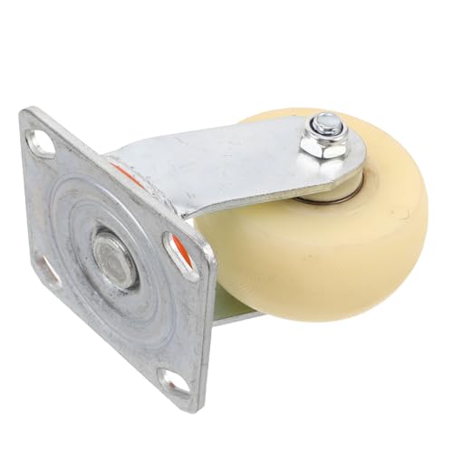 SOLUSTRE Nylon Möbelrollen Leise Drehbar mit Halterung für Flachwagen und Arbeitstisch Geräuscharm Stabil Flexibel Schwenkbar Einfache Montage für Lagerboxen und Möbeltransport von SOLUSTRE
